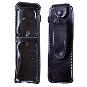 Защитный кожаный черный чехол для телефона INCOM I...